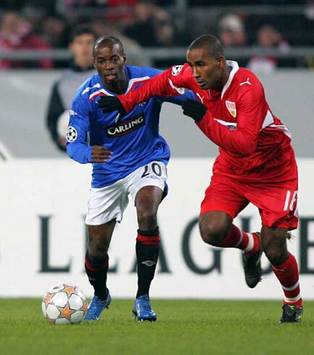 Champions League: Stuttgart - Rangers: Cacau - Beasley (firo)