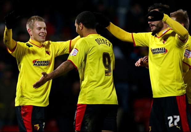 Football League round-up: Vydra double inspires Watford rout over Huddersfield