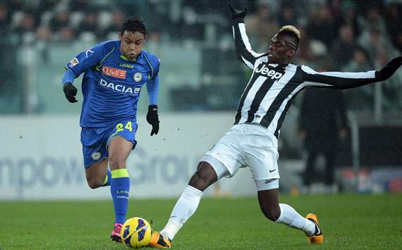 Muriel (U), Pogba (J) - Juventus-Udinese - Serie A