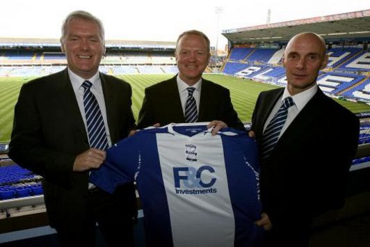 Alex McLeish , Roy Aitken (left) and Andy Watson - Birmingham
