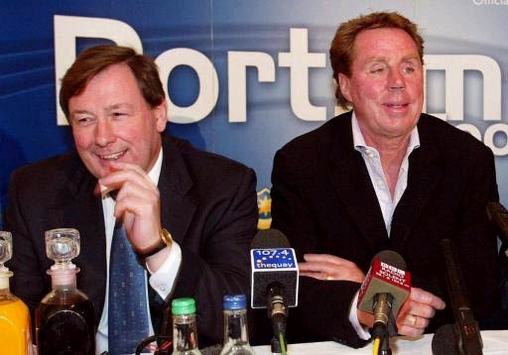 Harry Redknapp and Peter Storrie - Portsmouth (PA)