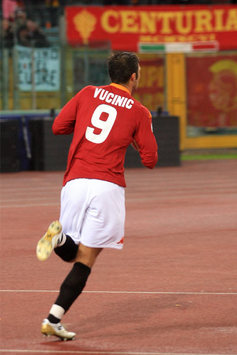 Mirko Vucinic, Roma (Foto Grazia Neri)