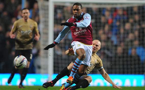 Capital One Cup, Aston Villa v Bradford City, Gary Jones, Charles N'Zogbia