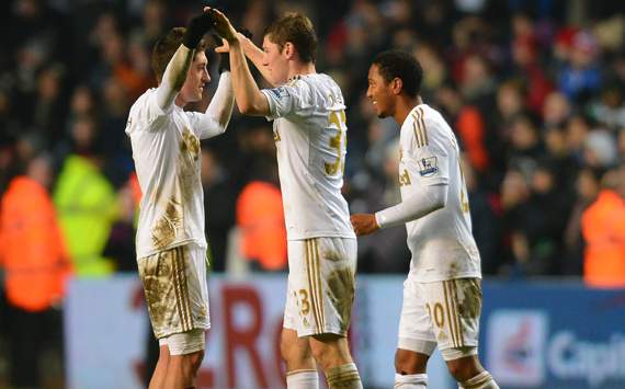 Swansea play out draw to reach cup final