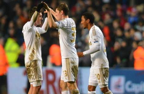 Uefa: Swansea will use English flag