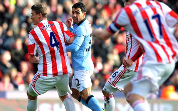 FA Cup - Stoke City vs Manchester City, Carlos Tevez