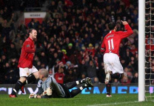 EPL: Ryan Giggs, Manchester United - Derby County (PA)