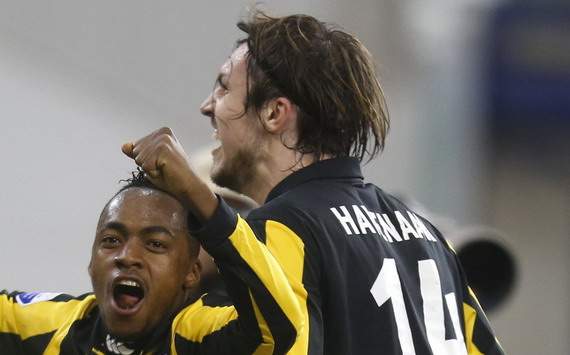 Vitesse - Ajax, Goal Vitesse Renato Ibarra & Mike Havenaar