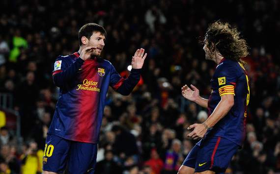 Lionel Messi, Carles Puyol - FC Barcelona