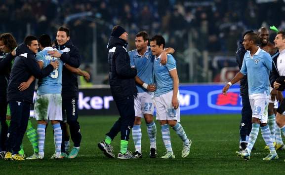 Lazio celebrating (Coppa Italia, Getty Images)