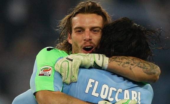 Marchetti e Floccari in Lazio-Juventus (Getty Images)