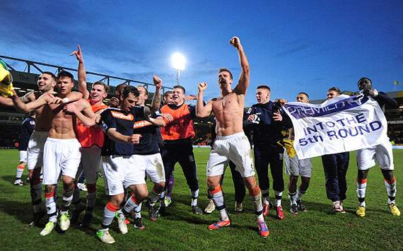 Luton festejo