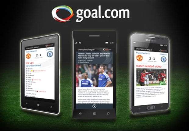 Download the new Goal.com app on Windows 8 now!