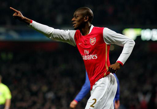 CL: Vassiriki Diaby , Arsenal - Steaua Bucharest (PA)