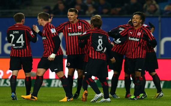 Eintracht jubelt in Hamburg