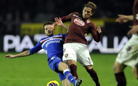 Alessio Cerci and Andrea Costa - Torino-Sampdoria