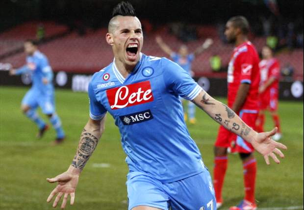 Napoli in vetta, Hamsik vuol parlare solo della sua squadra: "Non dobbiamo mollare, non penso alla Juventus"