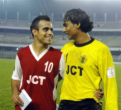 Eduardo Da Silva and Karanjit Singh, JCT, India