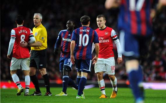 No FA charge for Owen after attempted punch on Arteta