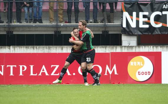 NEC - Vitesse, Rémy Amieux, Michel Breuer