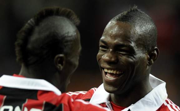 Balotelli e Niang in Milan-Udinese (Getty Images)