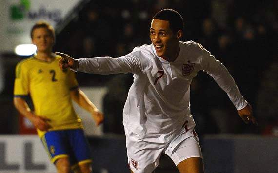 International Match, England U21 v Sweden U21, Thomas Ince