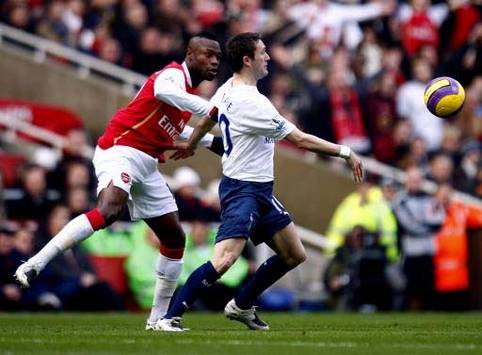EPL: William Gallas - Robbie Keane, Arsenal - Tottenham Hotspur (PA)