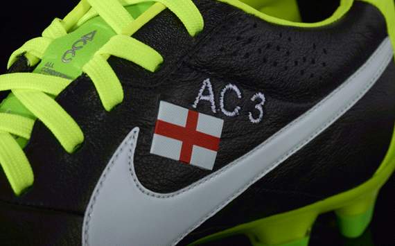 Ashley Cole celebrates England century with new boots