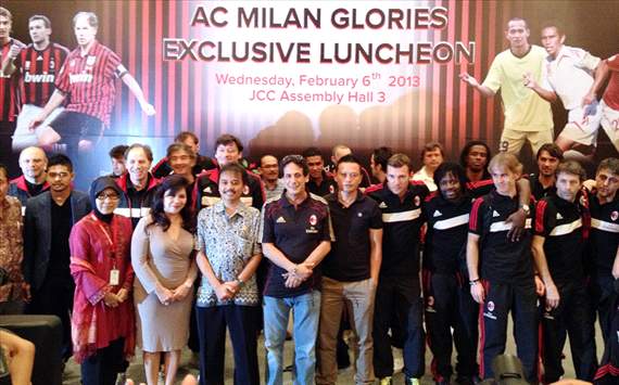 AC Milan Glorie telah hadir di Jakarta