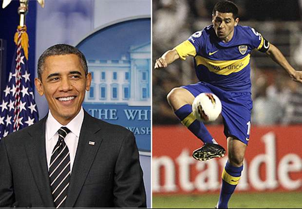 Le piden a Barack Obama ayudar a Boca Juniors fichar a Juan Román Riquelme