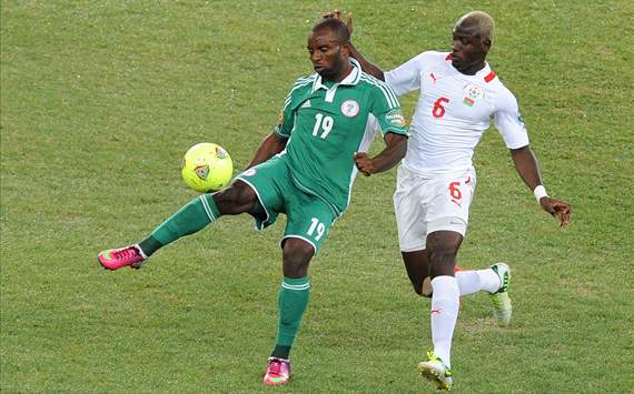 Sunday Mba; Djakaridja Kone - Nigeria vs. Burkina Faso