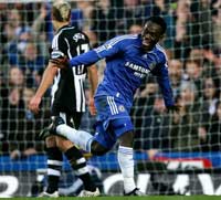 EPL: Michael Essien, Chelsea - Newcastle United (PA)