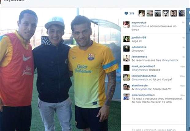 Neilton confundido com Neymar em Barcelona