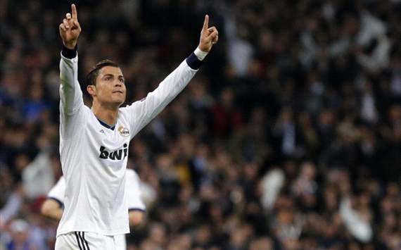 Cristiano Ronaldo durante el Real Madrid - Manchester United