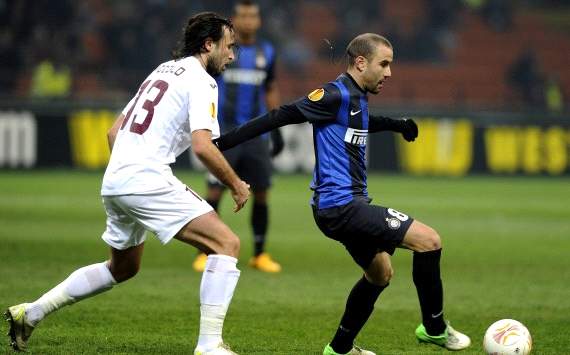 Rodrigo Palacio e Felice Piccolo - Inter-Cluj