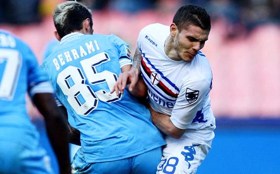 Behrami & Icardi - Napoli-Sampdoria - Serie A