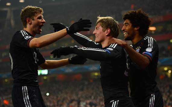 Toni Kroos; Dante; Thomas Mueller