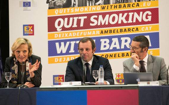 'I don't even support Barcelona but I love it!' - Goal.com review Barca's quit smoking app