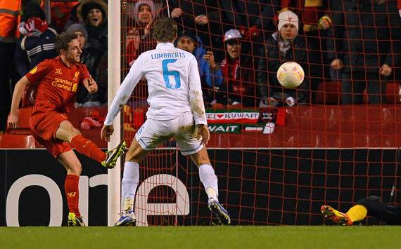 UEFA Europa League - Liverpool v Zenit St. Petersburg, Hulk, Joe Allen