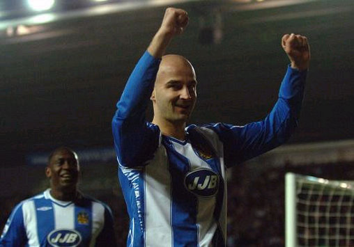 EPL: Antoine Sibierski, Derby County - Wigan Athletic (PA)