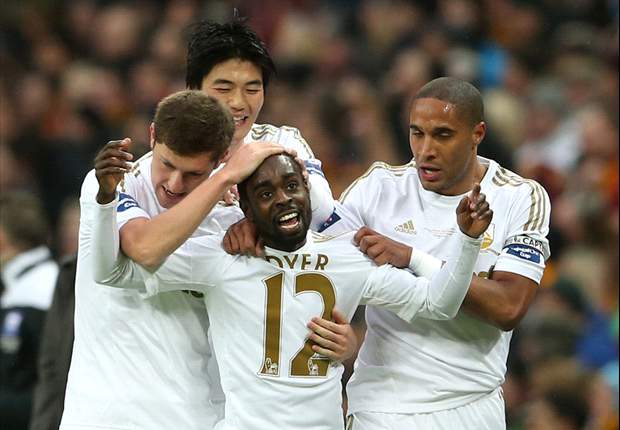 Swansea forward Dyer disappointed to miss out on hat-trick despite Capital One Cup victory