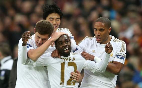 Capital One Cup Final - Bradford City v Swansea City, Nathan Dyer