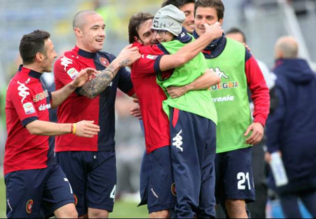 Prima doppietta in Serie A per il capitano del Cagliari Daniele Conti: "La dedico a mio figlio Bruno, sono commosso"