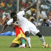 MTN African Cup of Nations: Michael Essien - Pascal Fiendouno , Ghana - Guinea (PA)