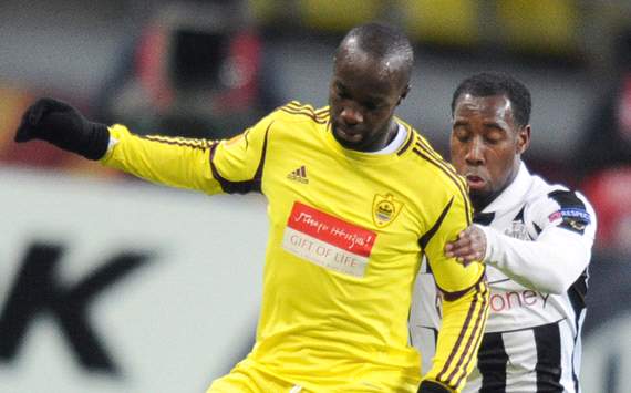 UEFA Europa League, Anji Makhachkala v Newcastle United, Lassana Diarra, Vurnon Anita