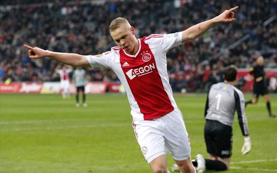 Kolbeinn Sigthórsson and , Ajax - PEC Zwolle