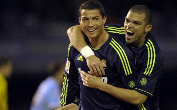 Celta 1-2 Real Madrid - Cristiano Ronaldo & Pepe
