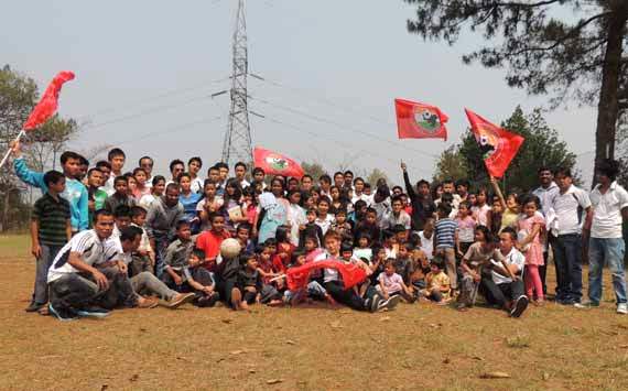 Shillong Lajong's Goodwill Visit To SOS Villlage (Photos: SLFC)