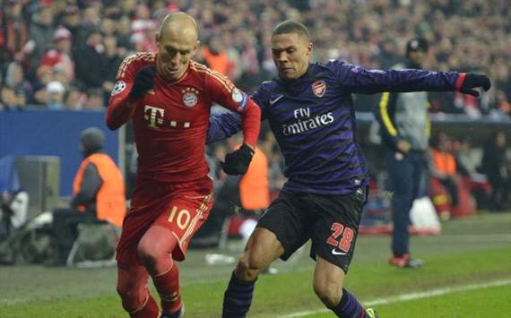 Robben: Arsenal loss a wake-up call for Bayern