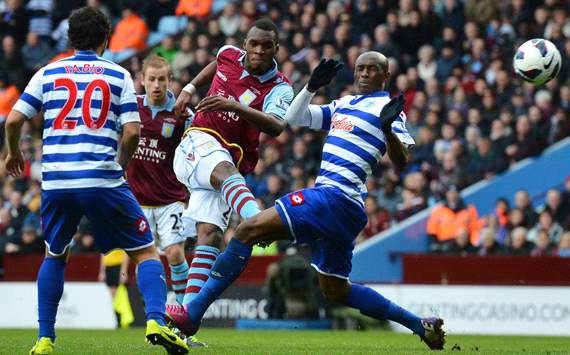 EPL - Aston Villa v QPR, Christian Benteke